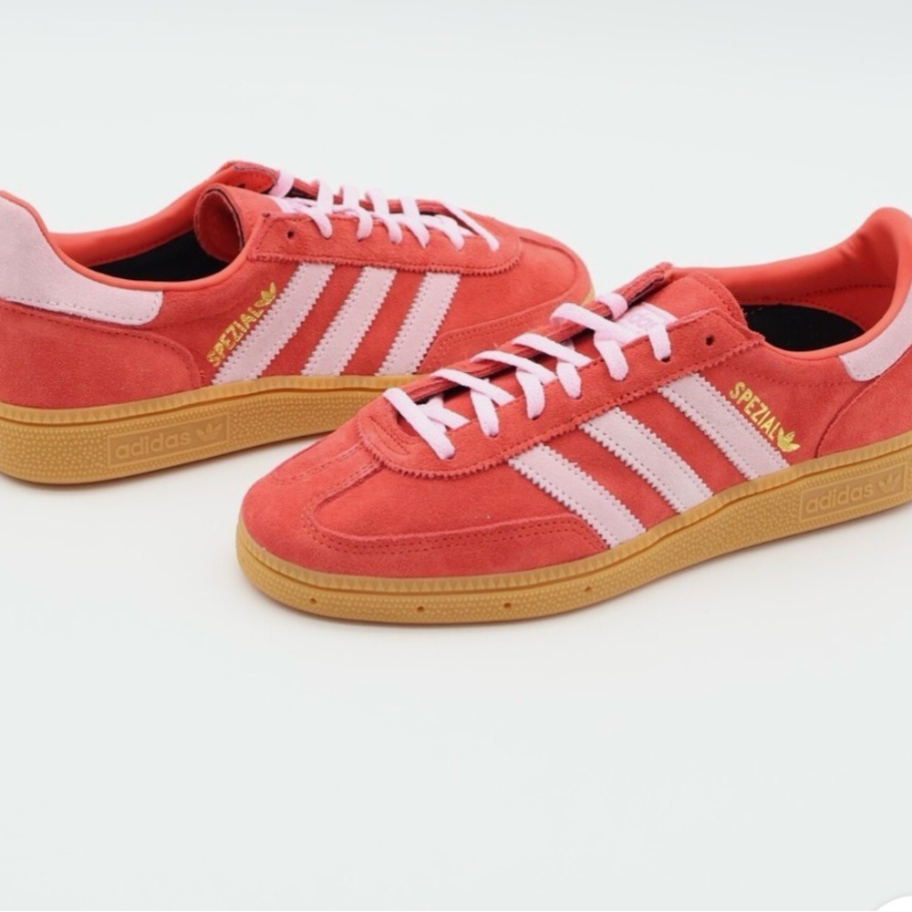 adidas Originals Handball Spezial Bright Red Clear Pink Gum (Women's)